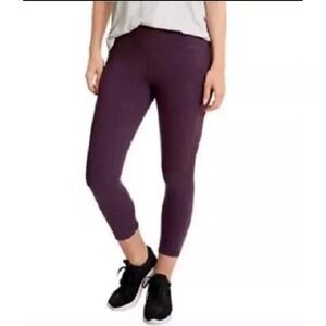 Danskin Womens‎ XL Winter Plum 7/8 High Rise Leggings 25 Inseam 1430326 Purple